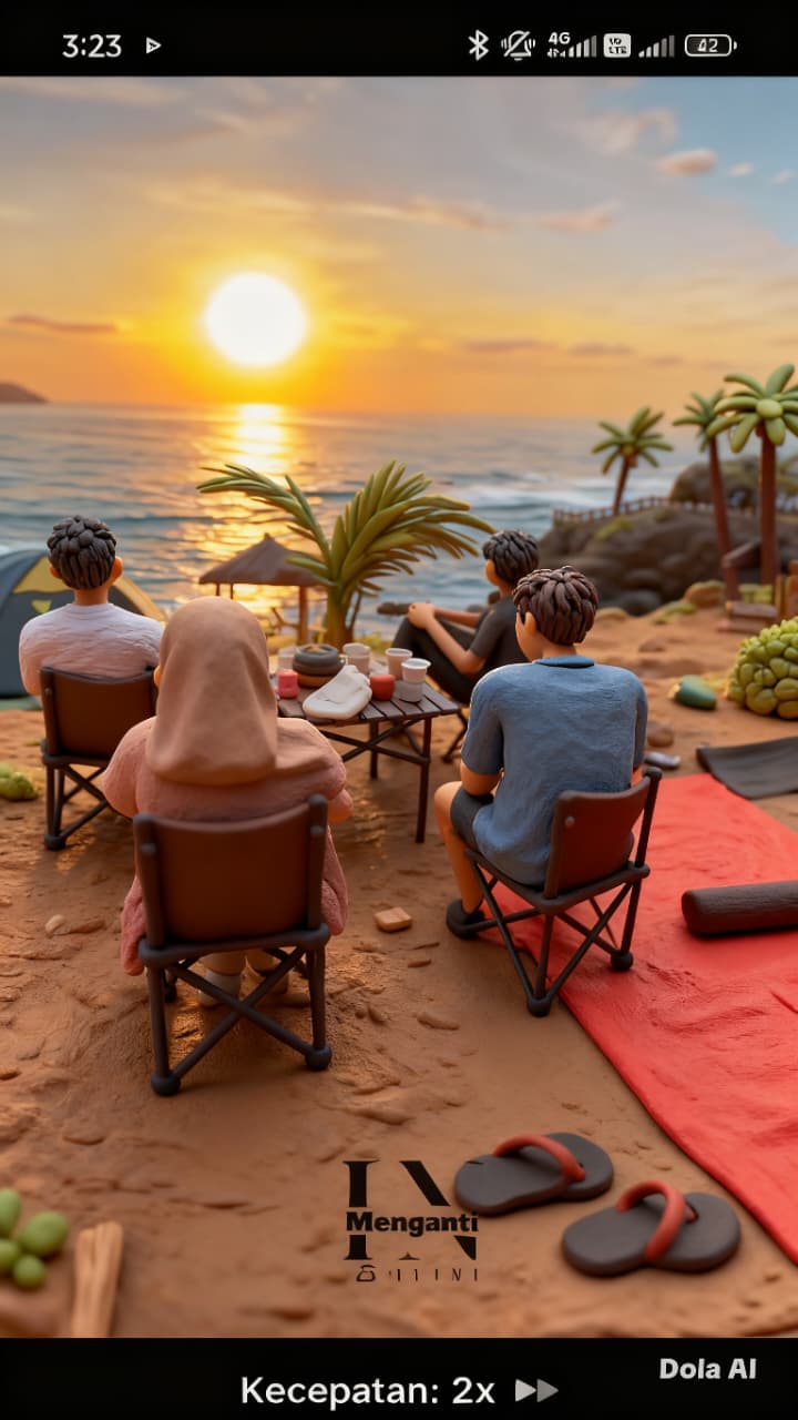 Galeri momen camping Pantai Menganti 06